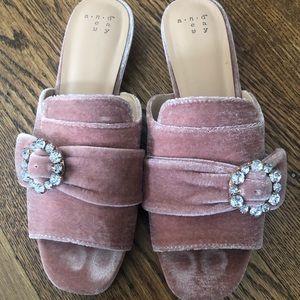 A New Day - Pink Open Toe Mule - Size 7